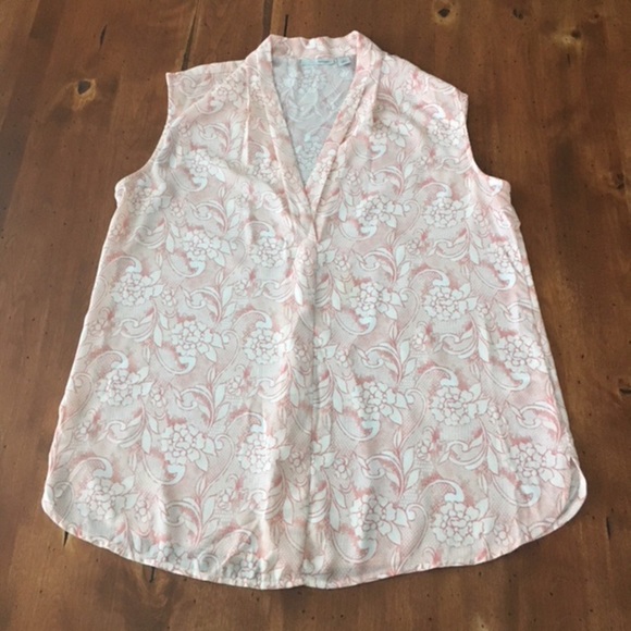 Halogen Pink & White Floral Blouse - Picture 6 of 6